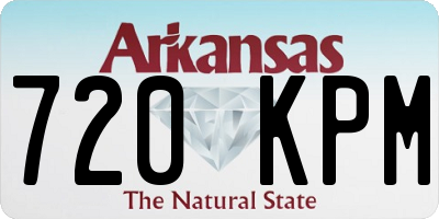 AR license plate 720KPM