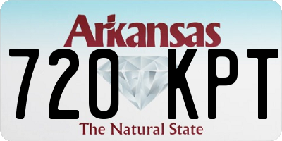 AR license plate 720KPT