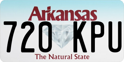 AR license plate 720KPU