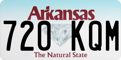 AR license plate 720KQM