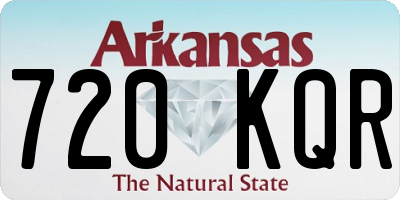 AR license plate 720KQR