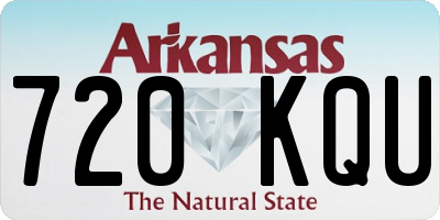 AR license plate 720KQU