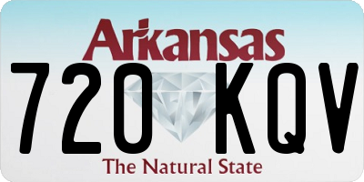 AR license plate 720KQV