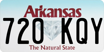 AR license plate 720KQY