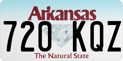 AR license plate 720KQZ