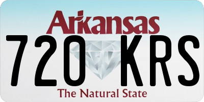 AR license plate 720KRS