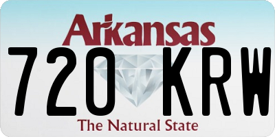 AR license plate 720KRW
