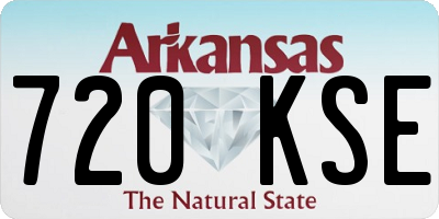 AR license plate 720KSE