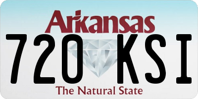 AR license plate 720KSI