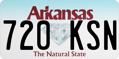 AR license plate 720KSN