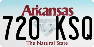 AR license plate 720KSQ