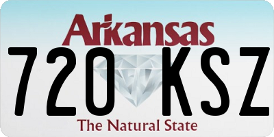 AR license plate 720KSZ
