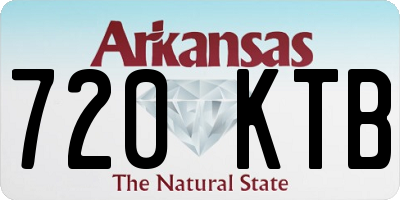 AR license plate 720KTB