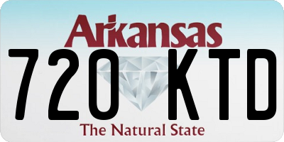 AR license plate 720KTD