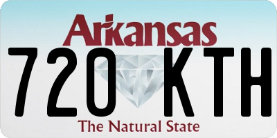 AR license plate 720KTH
