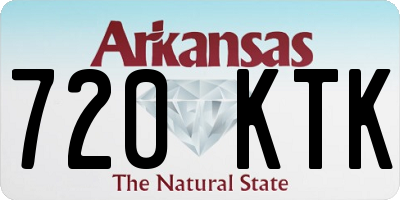 AR license plate 720KTK