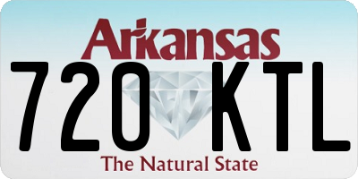 AR license plate 720KTL