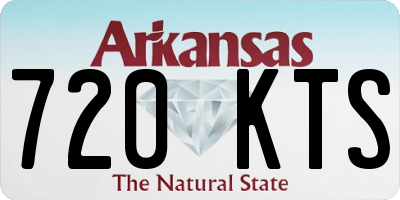 AR license plate 720KTS