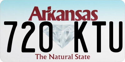 AR license plate 720KTU