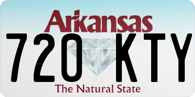 AR license plate 720KTY