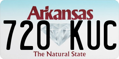 AR license plate 720KUC