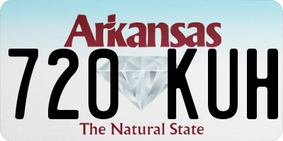 AR license plate 720KUH