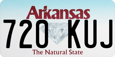 AR license plate 720KUJ