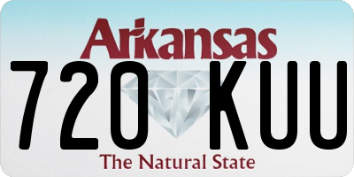 AR license plate 720KUU