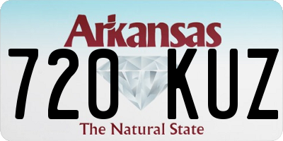 AR license plate 720KUZ