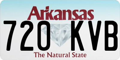 AR license plate 720KVB
