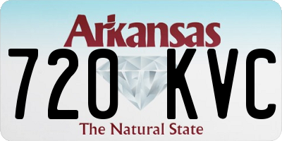 AR license plate 720KVC