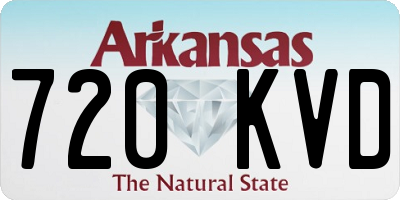 AR license plate 720KVD