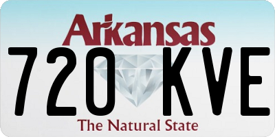 AR license plate 720KVE