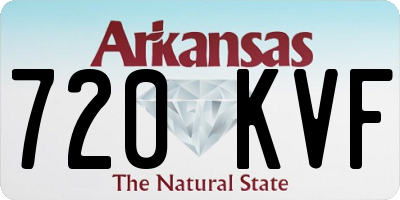 AR license plate 720KVF