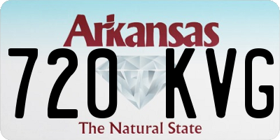 AR license plate 720KVG