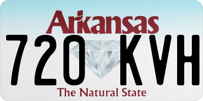 AR license plate 720KVH