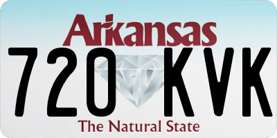 AR license plate 720KVK