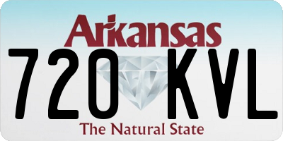 AR license plate 720KVL