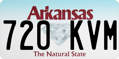 AR license plate 720KVM