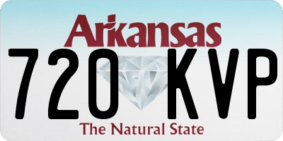 AR license plate 720KVP