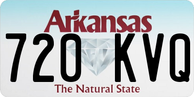 AR license plate 720KVQ