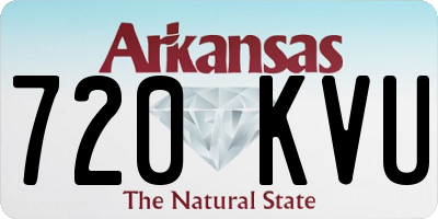 AR license plate 720KVU