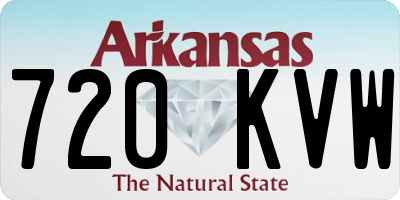 AR license plate 720KVW