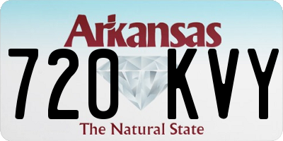 AR license plate 720KVY