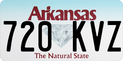 AR license plate 720KVZ