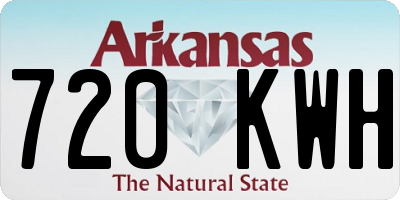 AR license plate 720KWH