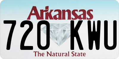AR license plate 720KWU