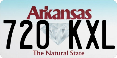 AR license plate 720KXL