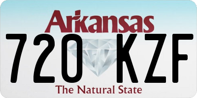 AR license plate 720KZF