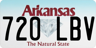 AR license plate 720LBV